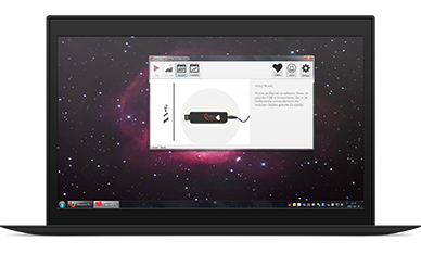 Stone na laptopie