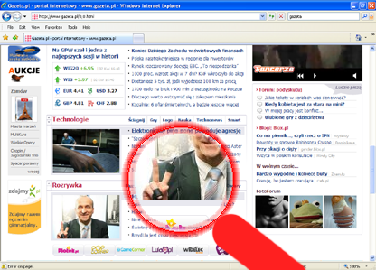 Czyżby Blue Watcher na palcach Marcinkiewicza?