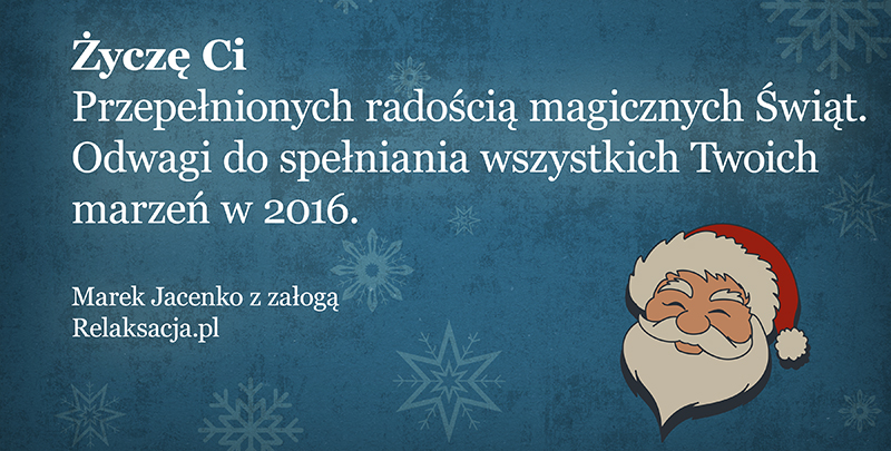 Magicznych Świąt Bożego Narodzenia!