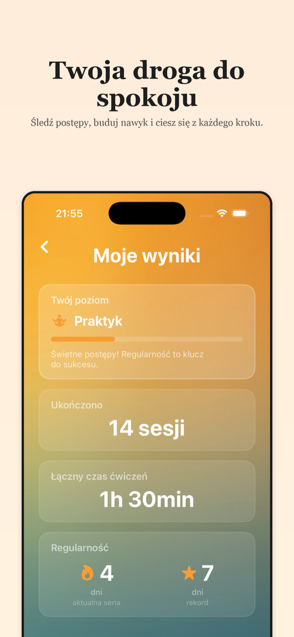 Śledzenie postępów i statystyki