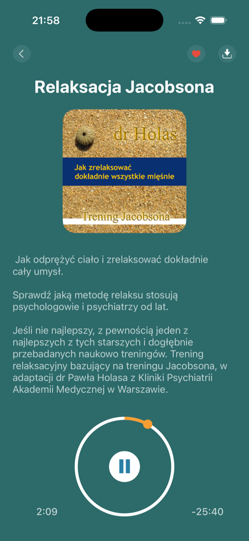 Odtwarzacz - Relaksacja Jacobsona