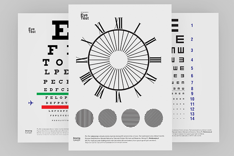 Biurkowy Test na Astygmatyzm