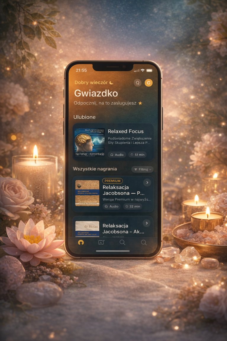 Relaksacja Jacobsona — jak ćwiczyć? Nowa aktualizacja aplikacji Android prowadzi Cię krok po kroku