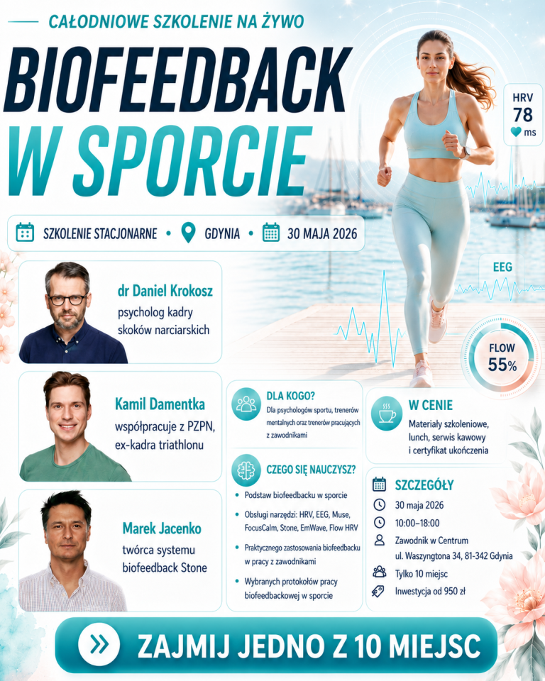 Ruszyły zapisy na szkolenie stacjonarne: Biofeedback w sporcie — Gdynia, 30 maja 2026